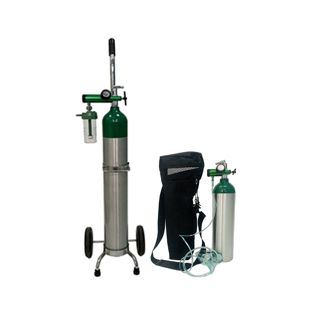 HP-IG ME 4.6L Medical Oxygen Cylinder click regulator CGA870 humidifier bottle mask/ cannula for sale