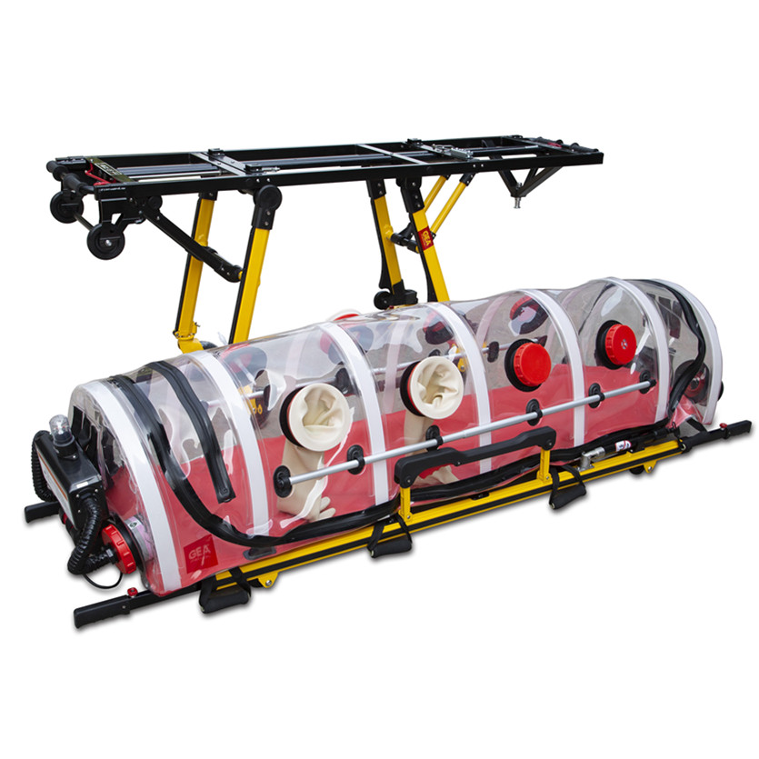 NP-01 Professional medical non-pollution negative pressure isolation chamber stretcher IN STOCK