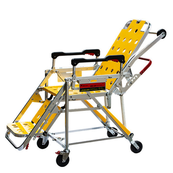 HP-2F2 Ambulance Folding Chair Stretcher Dimensions Adjustable Wheelchairs Used In Elevator